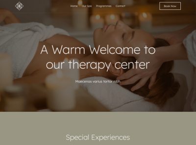 Impeka Spa Services - Premium WordPress theme by Greatives